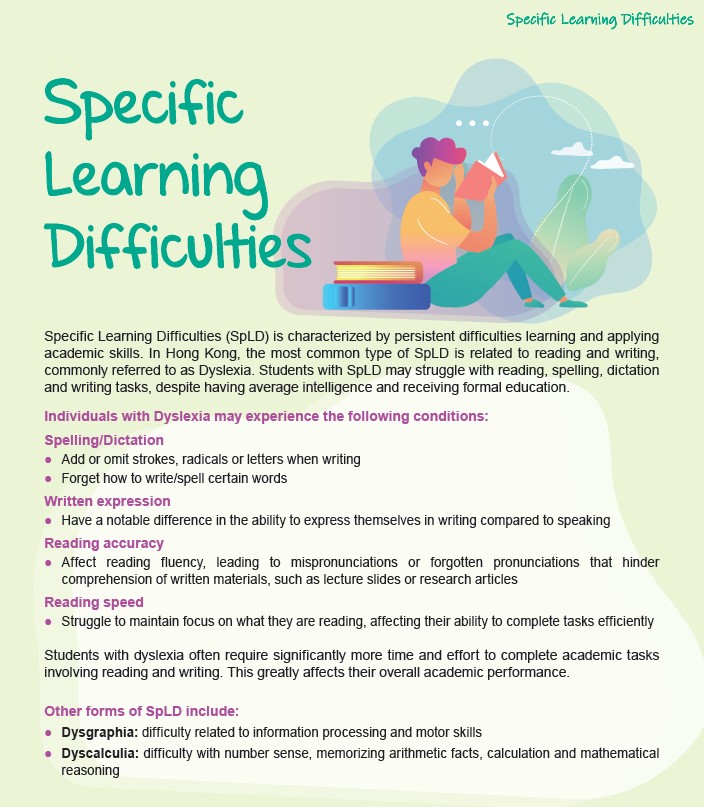 SLD / Dyslexia Leaflet